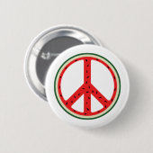 Fundraiser Watermelon Peace Sign for Palestine Button (Vorne & Hinten)