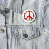 Fundraiser Watermelon Peace Sign for Palestine Button (Beispiel)
