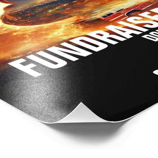 FUNDRAISER WIR WERDEN STEIGEN FOTODRUCK (Ecke)