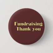 Fundraising Dankeschön Abzeichen Button (Vorderseite)