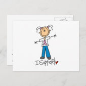 Fundraising I Support Postkarte (Vorne/Hinten)