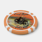 Fundraising-Motorrad-Poker laufen Vintage Anpassun Pokerchips (Einzeln)