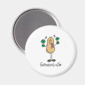 Fundraising-Nuss Magnet (Vorderseite/Rückseite)