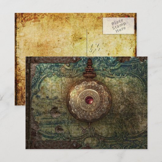 Fundstelle Postkarte (Vorne/Hinten)