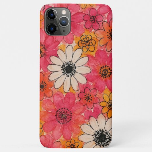 Fundus Farbenfrohe Blume Case-Mate iPhone Hülle (Rückseite)