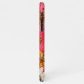 Fundus Farbenfrohe Blume iPhone Hülle (Linke Seite)