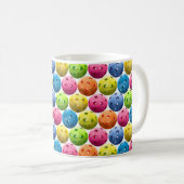 Fundus, farbiges Pickleball Kaffeetasse (VorderseiteRechts)