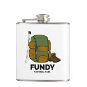 Fundy National Park Backpack Flachmann (Vorderseite)