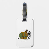 Fundy National Park Backpack Gepäckanhänger (Rückseite vertikal)