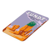 Fundy National Park Canada Travel Art Vintag Magnet (Linke Seite)