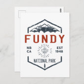 Fundy National Park Canada Vintag erschüttert Postkarte (Vorne/Hinten)