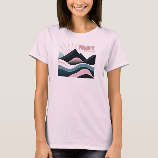 Fundy National Park Colored Hills T-Shirt (Vorderseite)