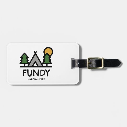 Fundy National Park Gepäckanhänger (Vorderseite horizontal)