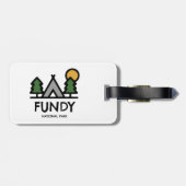 Fundy National Park Gepäckanhänger (Rückseite horizontal)