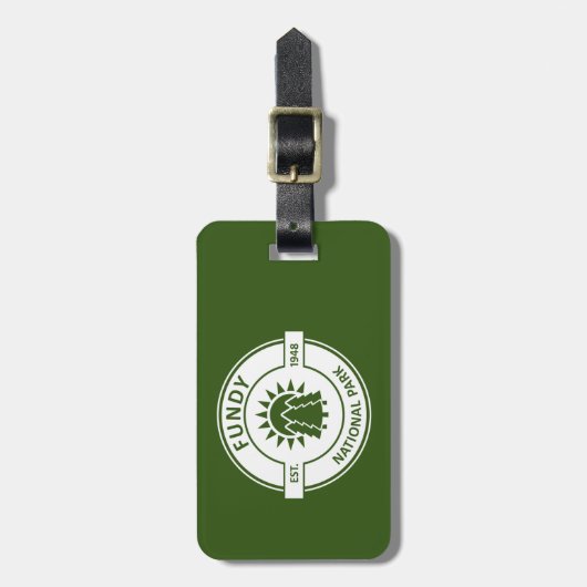 Fundy National Park Gepäckanhänger (Vorderseite vertikal)