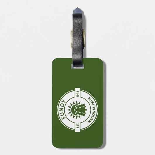 Fundy National Park Gepäckanhänger (Rückseite vertikal)