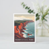 Fundy National Park New Brunswick Canada Travel Postkarte (Stehend Vorderseite)