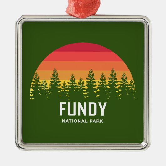 Fundy National Park Ornament Aus Metall (Vorne)