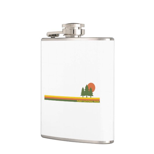 Fundy National Park Pine Trees Sun Flachmann (Links)