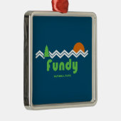 Fundy National Park Retro Ornament Aus Metall (Rechts)