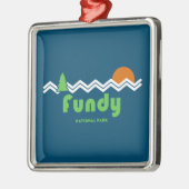 Fundy National Park Retro Ornament Aus Metall (Links)