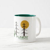Fundy National Park Trail Zweifarbige Tasse (VorderseiteRechts)