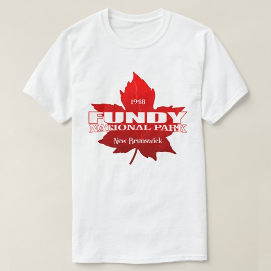 Fundy NP (Ahornblatt) T-Shirt (Design vorne)