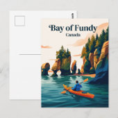Fundybucht, Kanada Postkarte (Vorne/Hinten)