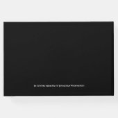 Funeral Arched Bridge New England Landscape Gästebuch (Rückseite)