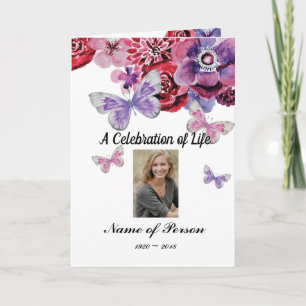 Funeral/Celebration of Life/Memorial Program Programm