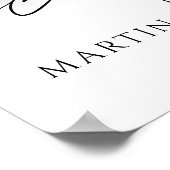 Funeral Celebration of Life Photo Memorial Poster (Ecke)