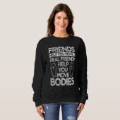 Funeral Director Friends Mortician Undertaker Mort Sweatshirt (Vorne ganz)