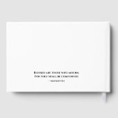 Funeral Guest Book - Editable Gästebuch (Rückseite)