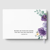 Funeral Guest Book - Editable Gästebuch (Rückseite)