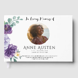 Funeral Guest Book - Editable  Gästebuch