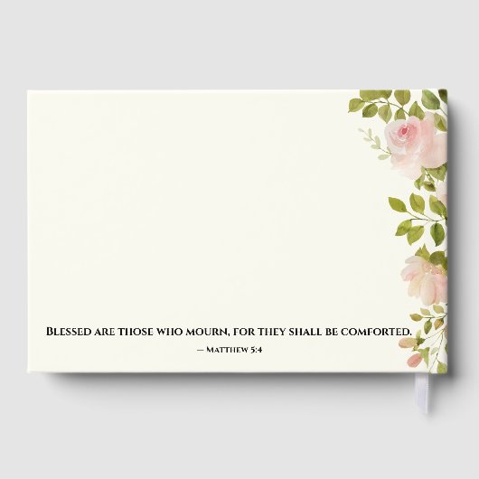 Funeral Guest Book Gästebuch (Rückseite)