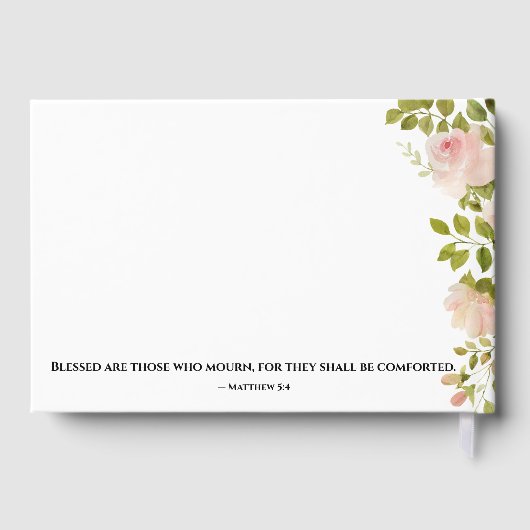 Funeral Guest Book Gästebuch (Rückseite)