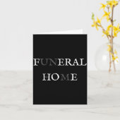 Funeral Home Feral Cute Ss Cute Ss Funny Sarcasm W Karte (Gelbe Blume)