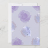 Funeral Memorial Design Template – Angel Wings  Einladung (Rückseite)