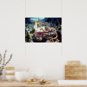 Funeral of a Viking Warrior Sigurd and Brynhild Poster (Küche)