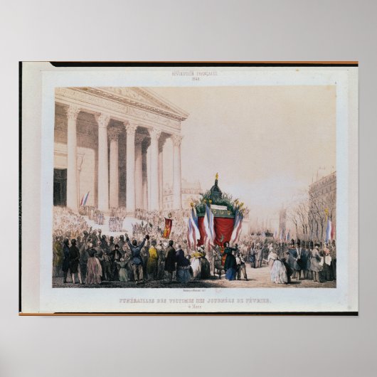 Funeral of the victims of the La Madeleine Poster (Vorne)