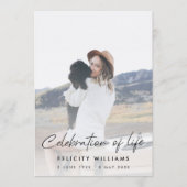 Funeral Order of Service | Celebration of Life Programm (Vorderseite)