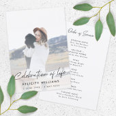 Funeral Order of Service | Celebration of Life Programm