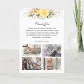 Funeral Order of Service Greenery Memorial Program Programm (Rückseite)