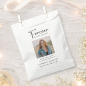 Funeral Photo Forever in our Hearts Poem Prayer Geschenktütchen (Ausgeschnitten)