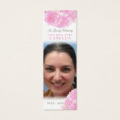 Funeral Pink Spring Blossom Poem Foto Bookmark (Vorderseite)