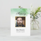 Funeral Prayer Card Template (Stehend Vorderseite)
