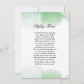 Funeral Prayer Card Template (Rückseite)