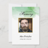 Funeral Prayer Card Template (Vorderseite)