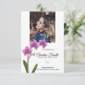 Funeral Prayer Card template (Stehend Vorderseite)